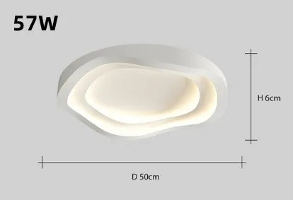 plafonnier led rond élégant lampe intelligente pour décoration intérieure