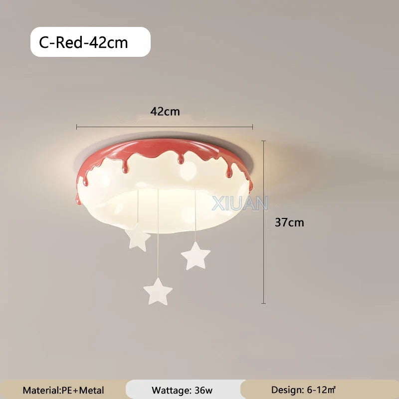 lustre donuts lampe ronde à bulles pour enfants protection des yeux