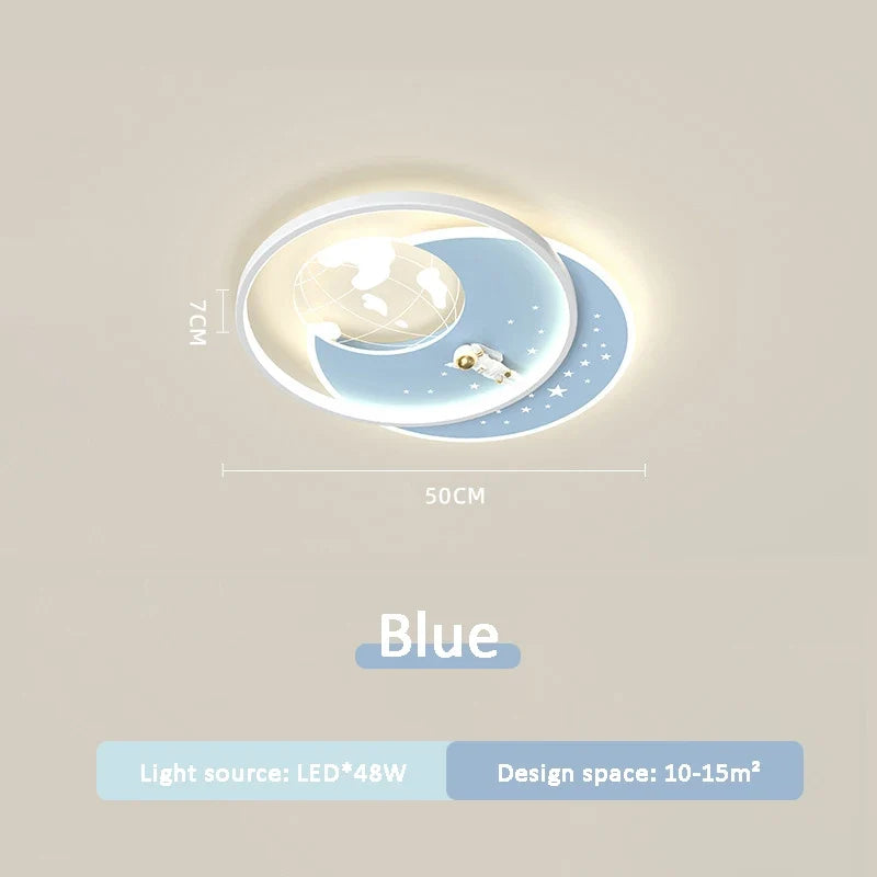 plafonnier moderne créatif pour chambre d'enfant en led
