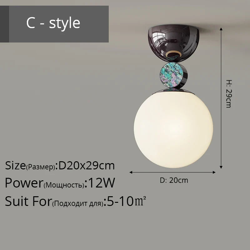 suspension décorative en cristal de luxe pour intérieur