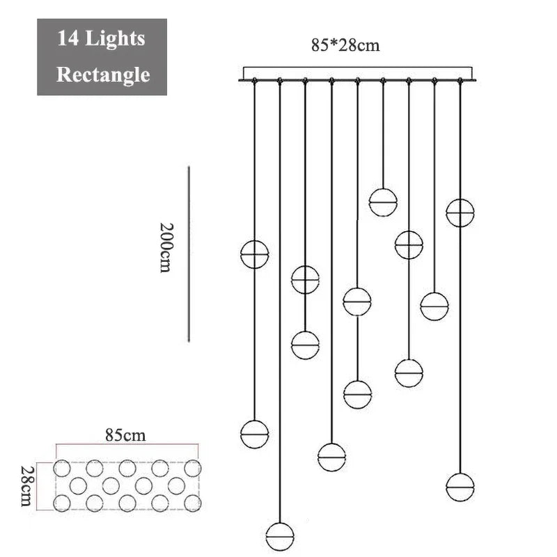 lustre en cristal moderne pour décoration intérieure suspendue