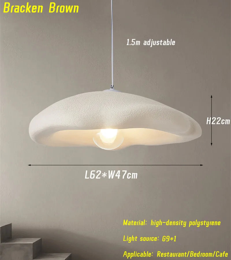 Lustre japonais wabi-sabi led