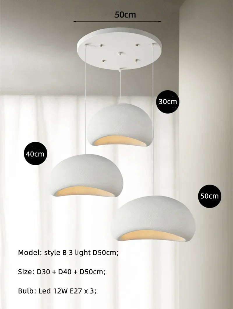 suspension japonaise wabi-sabi design simple pour intérieur