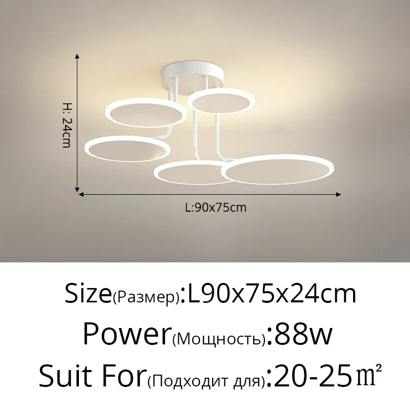 lustre en acrylique design pour intérieur moderne élégant et lumineux