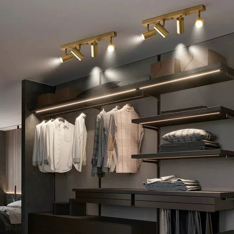 lustre moderne avec projecteurs led pour intérieur