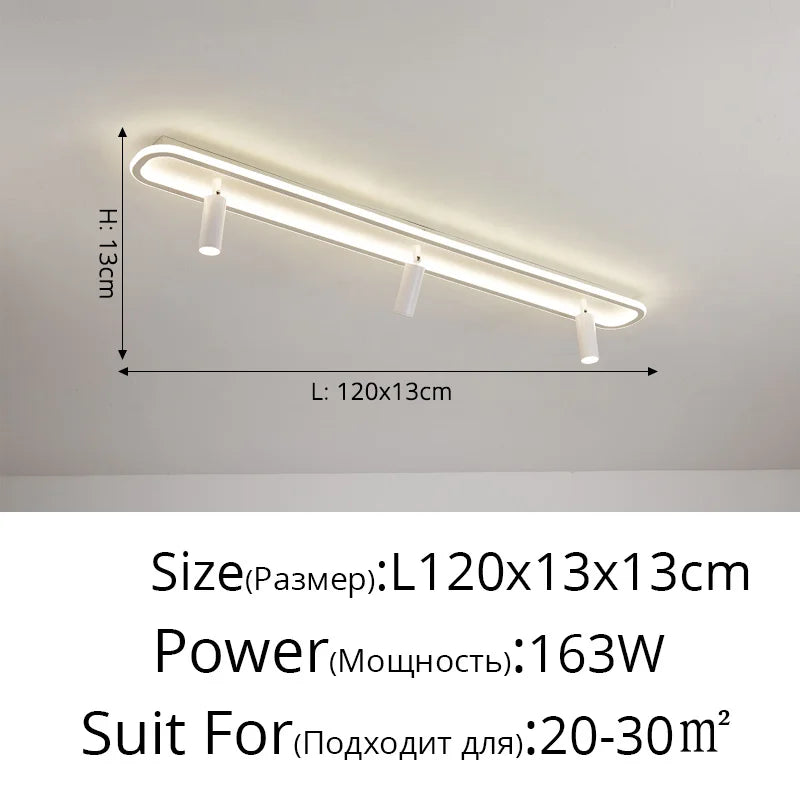 lustre led moderne pour éclairage intérieur gradation longue