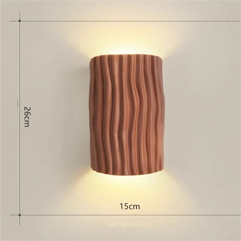 Bedroom bedside wall light, cream style living room background wall decoration light, corridor corridor atmosphere LED light