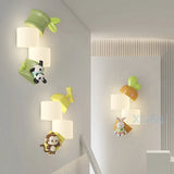 applique murale décorative pour chambre d'enfant animaux