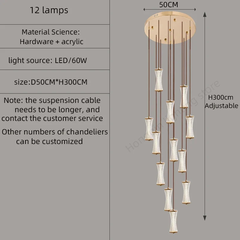 suspension moderne pour atmosphère nordique dans loft ou hall