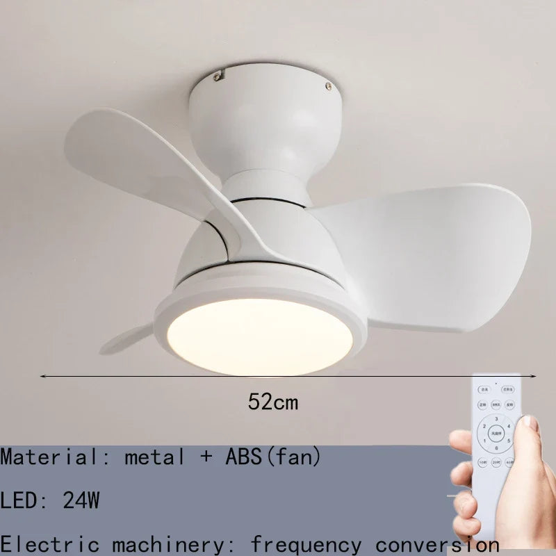 plafonnier ventilateur lumineux télécommandé pour intérieur moderne