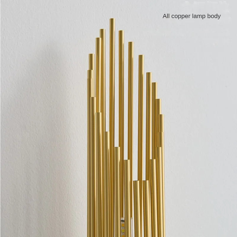 applique murale rétro en cuivre style luxueux pour intérieur