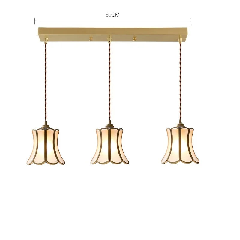 iwhd 2022 	 nordique verre led suspension luminaires cuivre moderne éclairage