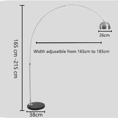 Italian Classic Art Floor Lamp Folding Rotary Arc Light for Living Room Bedroom Home Decor