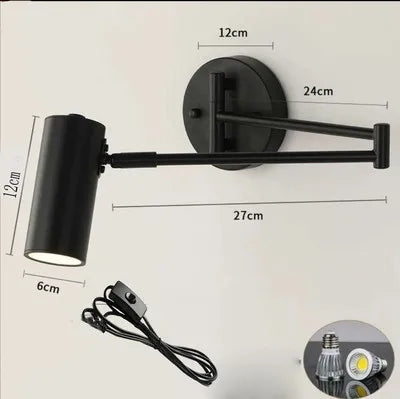 Applique murale led pivotantes tactile
