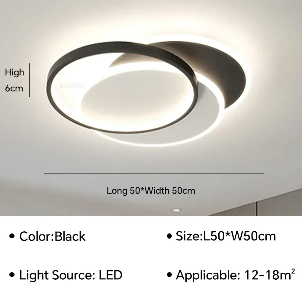 lustre moderne simple pour décoration intérieure lumineuse