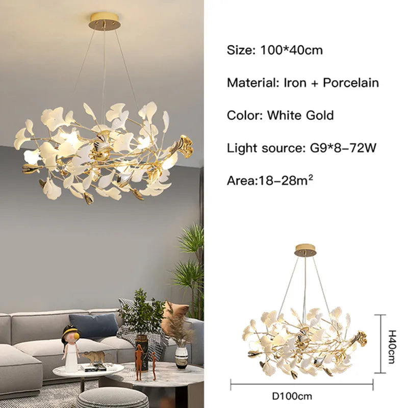 lustre moderne design nordique pour intérieur suspendu au plafond