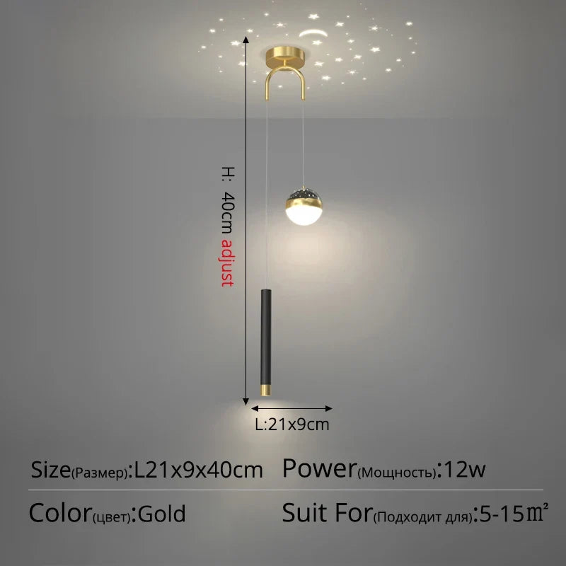 suspension moderne décorative idéale pour ciel étoilé