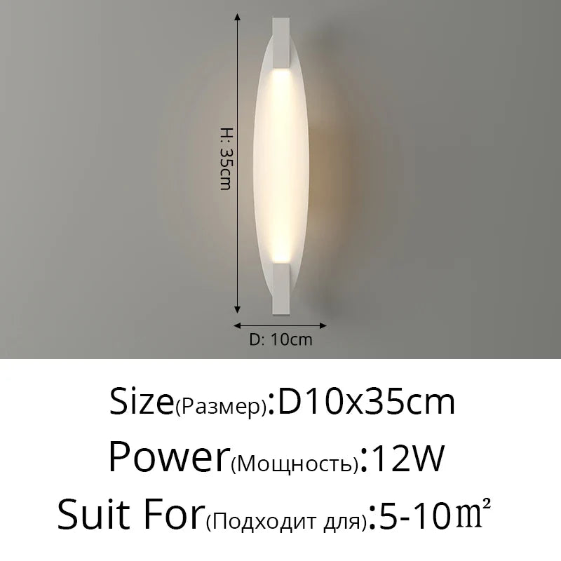 applique murale simple style moderne créatif loft led