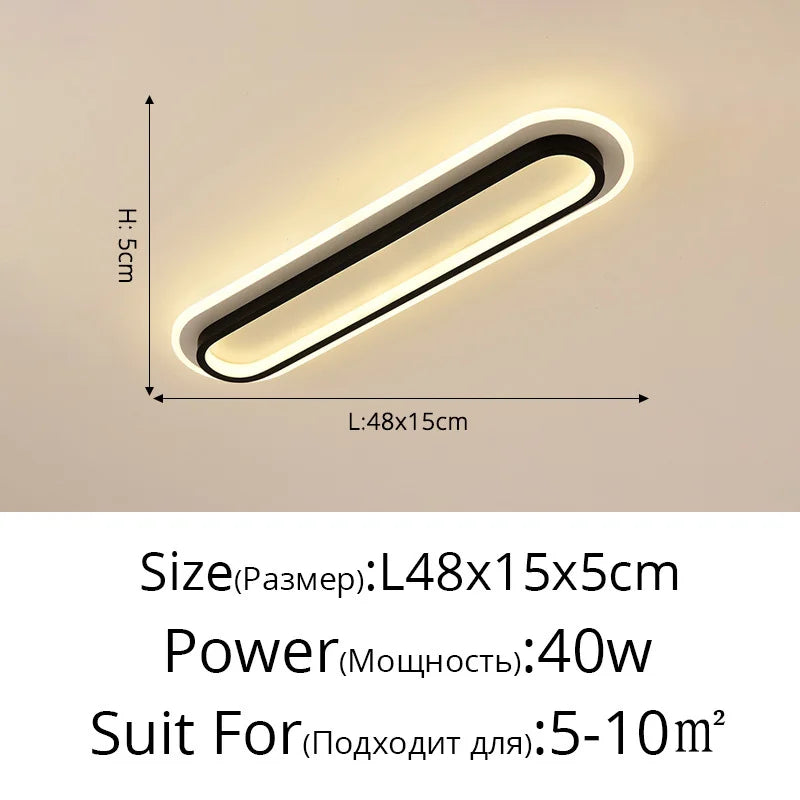 lustre nordique led simple moderne créatif balcon