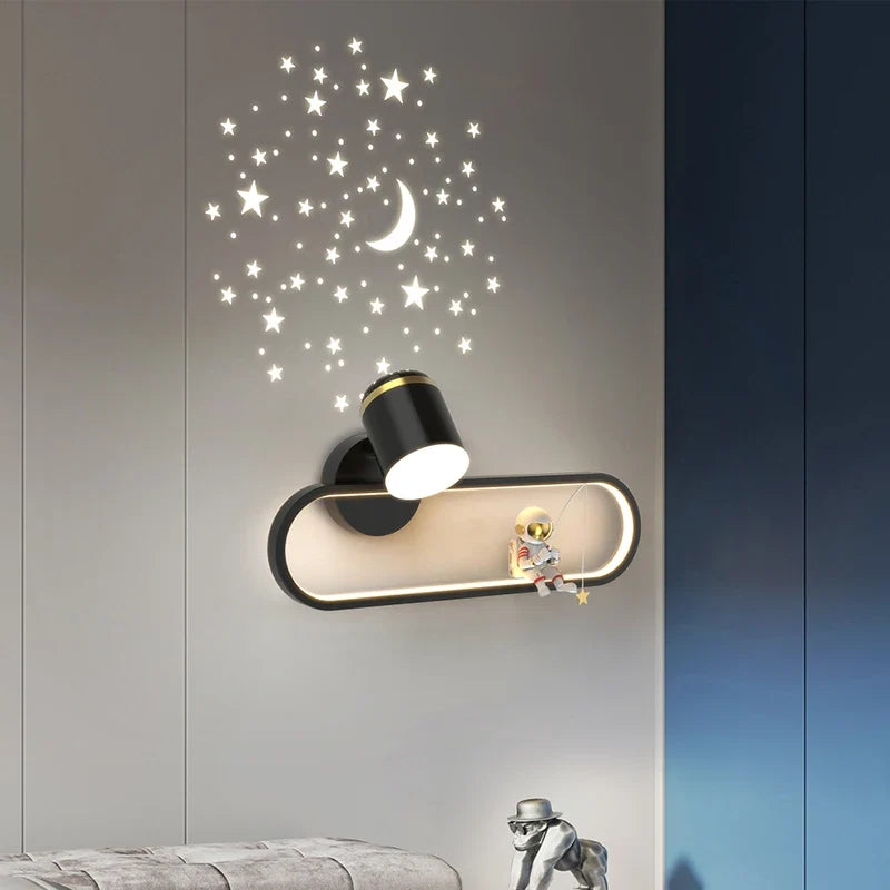 applique murale nordique ciel étoilé pour chambre d'enfants