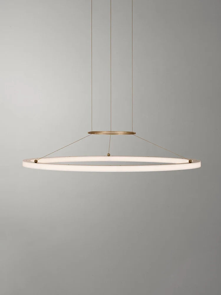 suspension circulaire minimaliste pour intérieur moderne créatif