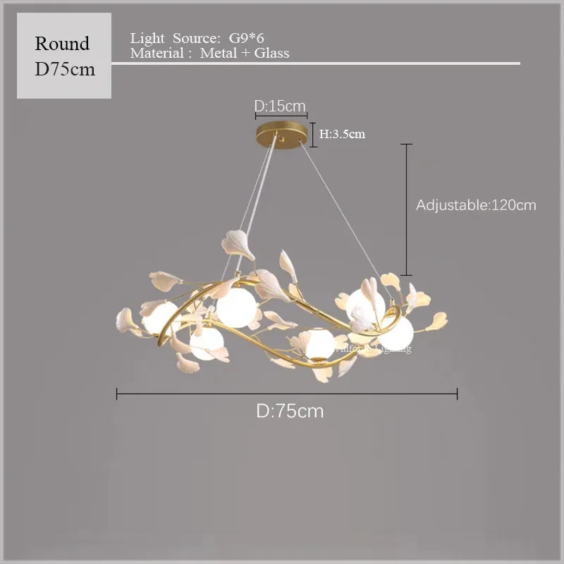 plafonnier led sphérique en verre avec télécommande