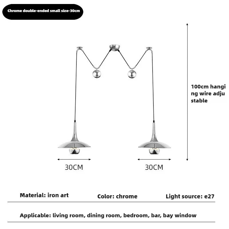 suspension soucoupe volante design pour espaces commerciaux et bars