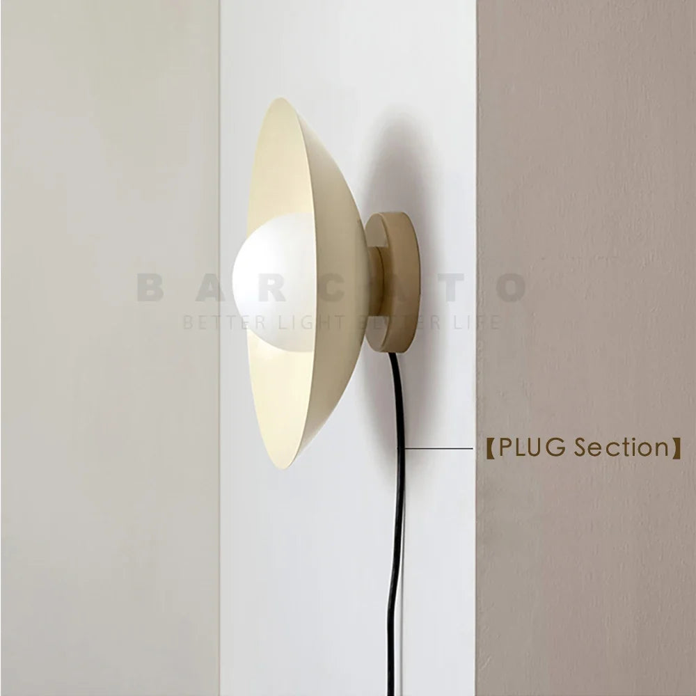 Plafonniers nordiques chambre d'enfants abat-jour en métal coloré 110V 220V Beige rouge G9 lampe moderne pour couloir allée intérieur créatif