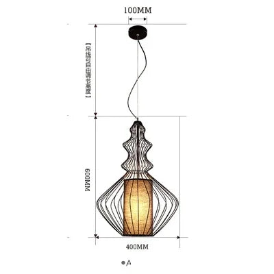 suspension vintage aristocrat pour restaurant et hôtel haut plafond