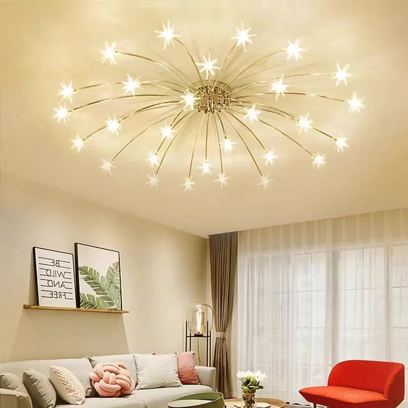 plafonnier led moderne nordique créatif ciel étoilé pour décoration maison