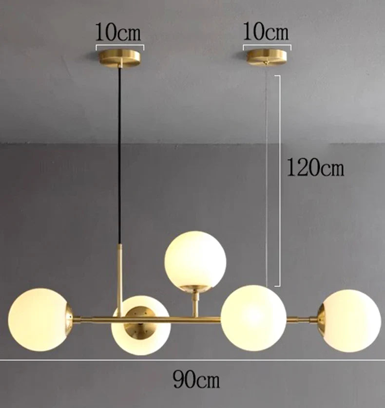 lustre led moderne pour éclairage intérieur suspendu