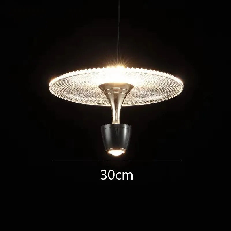 suspension minimalistes modernes en verre grain d'eau