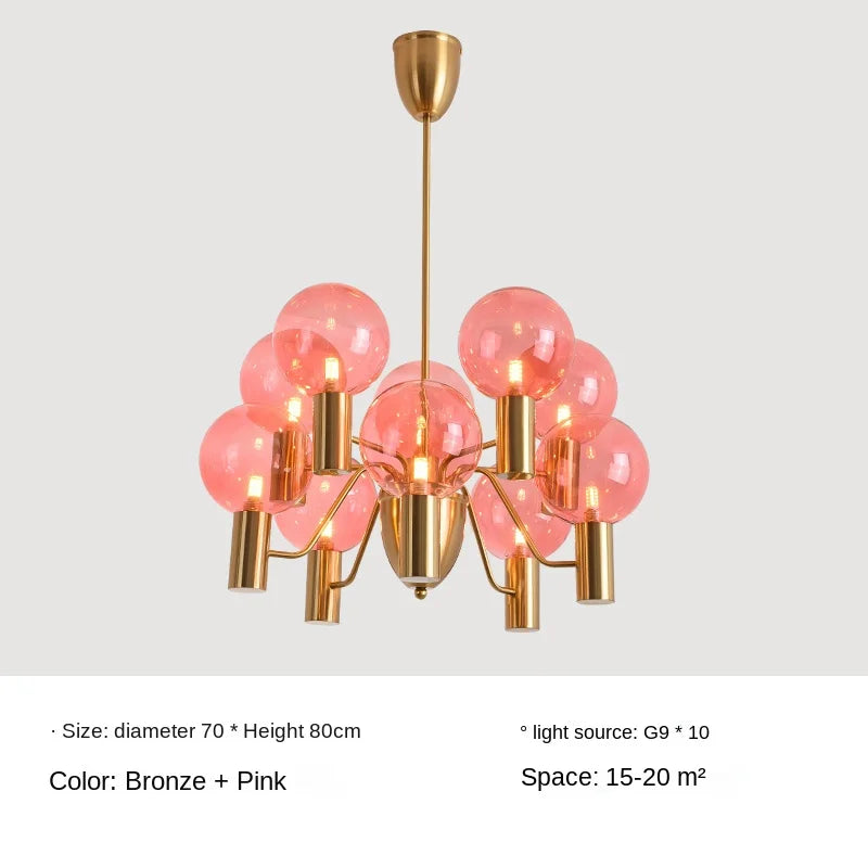 suspension design en verre pour intérieur moderne et luxueux