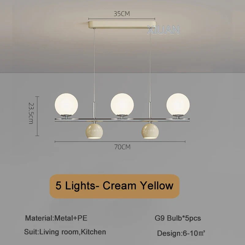 Suspension LED ronde lustre table