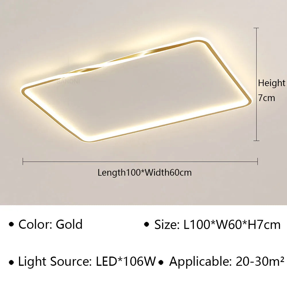plafonnier led moderne pour décoration intérieure élégante et contemporaine