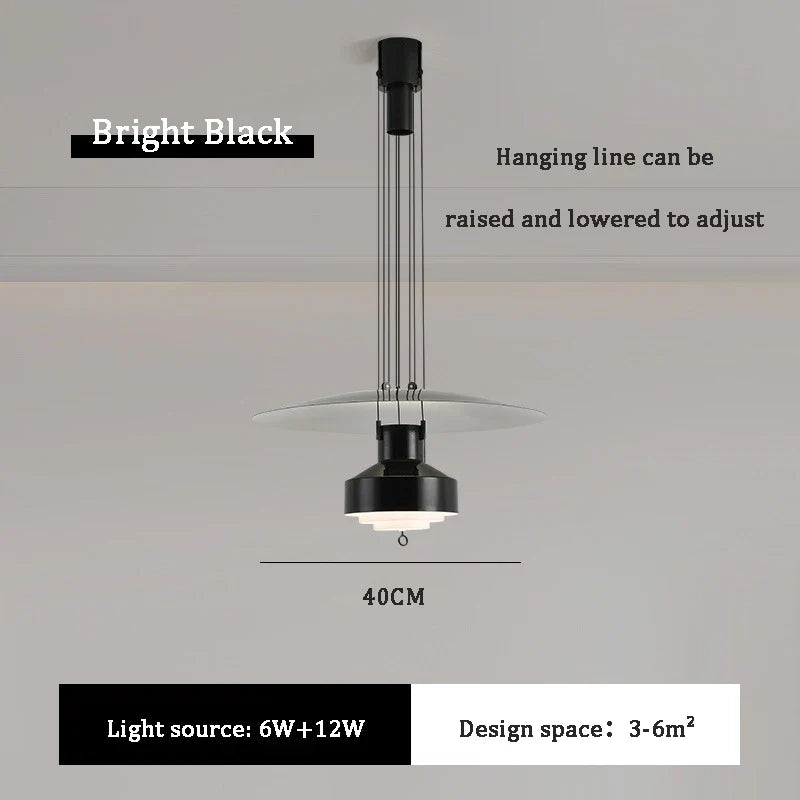lustre suspendu nordique réglable pour intérieur élégant