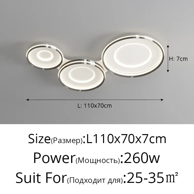 plafonnier moderne à leds nordique créatif luminaires intérieur