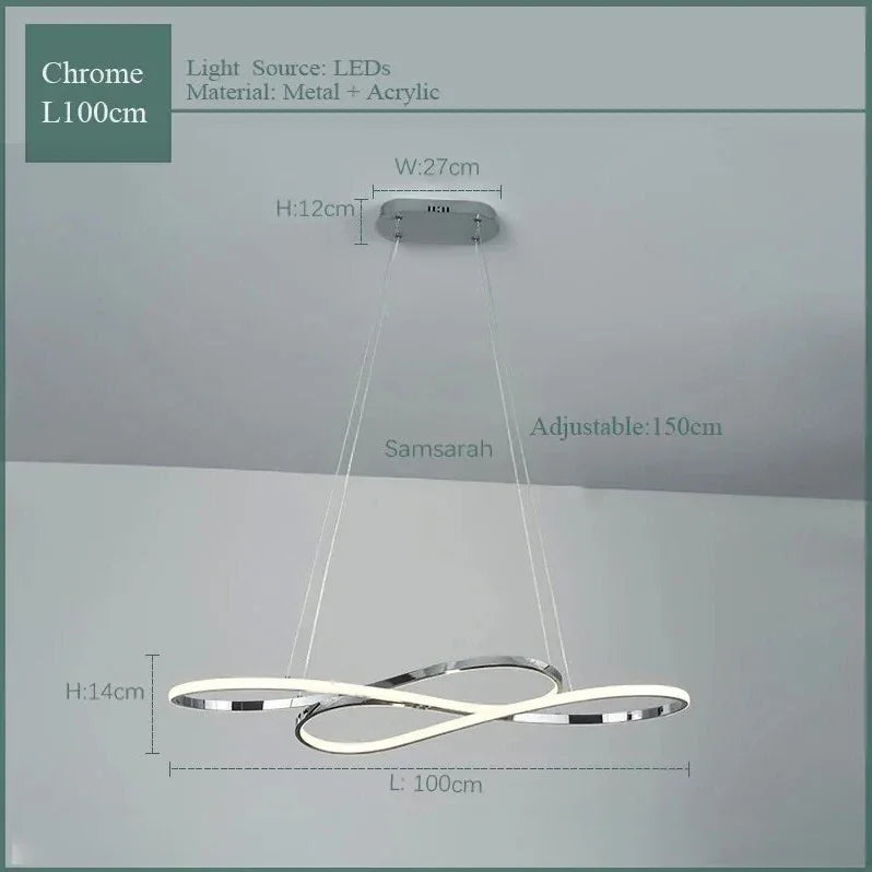 plafonnier led moderne avec télécommande pour éclairage intérieur