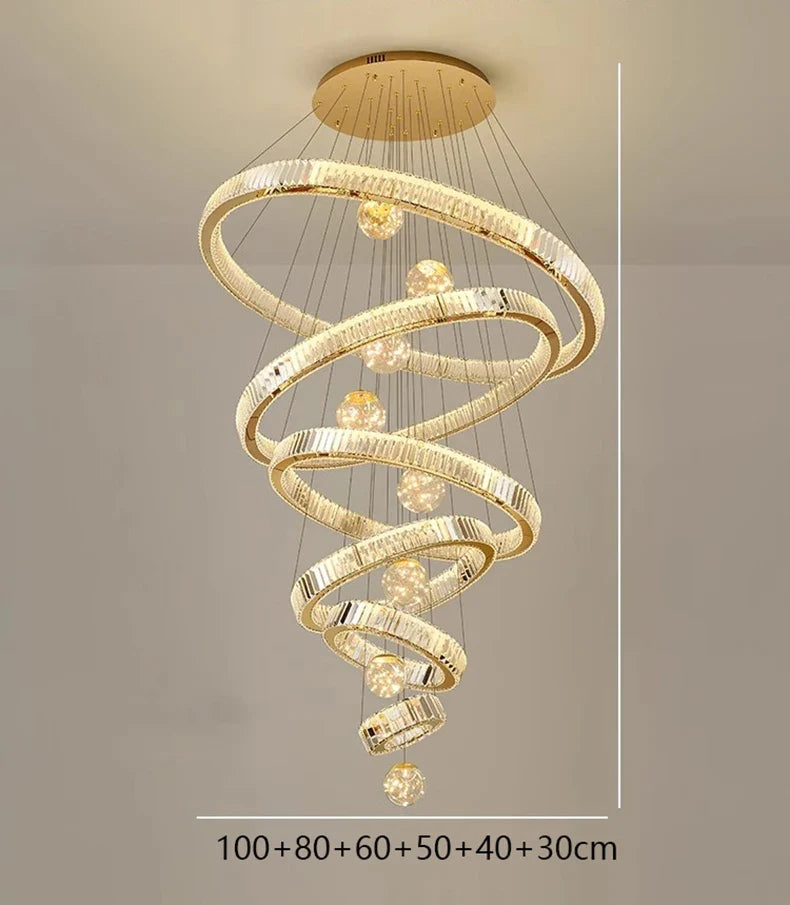 lustre moderne led pour éclairage intérieur suspendu