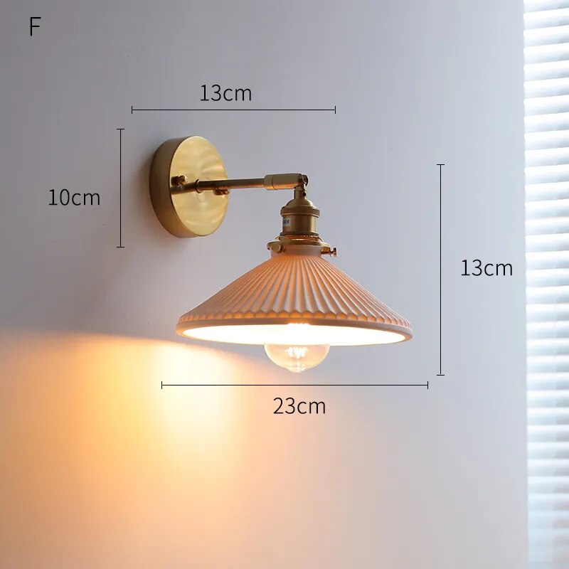 applique murale led iwhd nordique japonaise