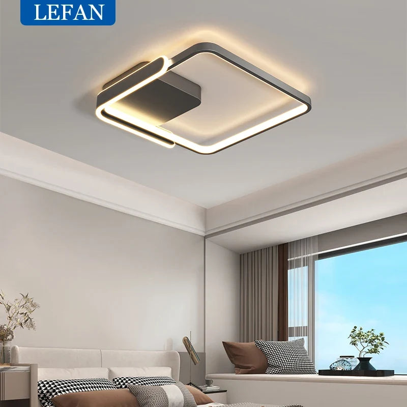 lampe led moderne en forme d'anneau pour intérieur