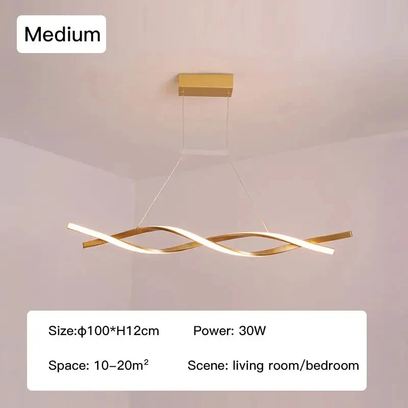 lustre moderne en verre pour éclairage intérieur
