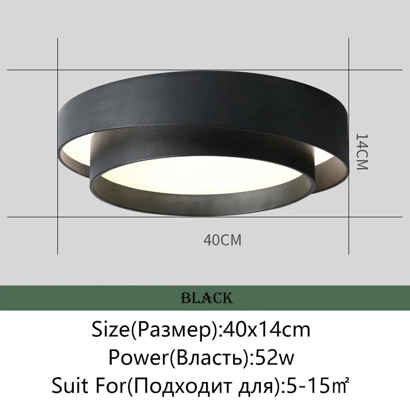 menvix moderne led à intensité variable rond carré luminaires intérieur