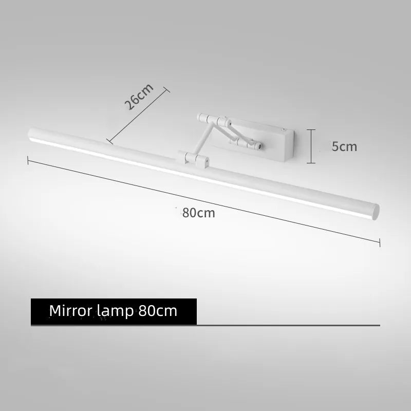lampe led étanche pour miroir armoire pliable télescopique