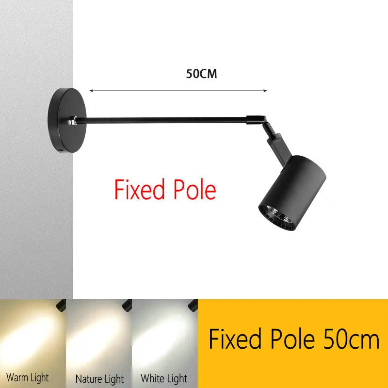 applique murale télescopiques led modernes long bras