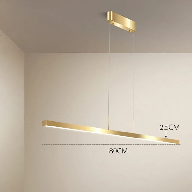 suspension en cuivre avec bande dorée pour décoration intérieure