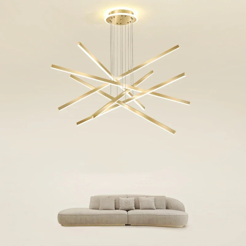 plafonnier led en aluminium 	 design décoratif