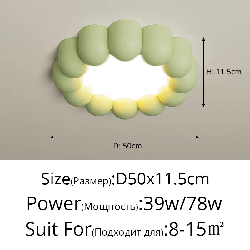 lampe à led de style crème pour protection des yeux