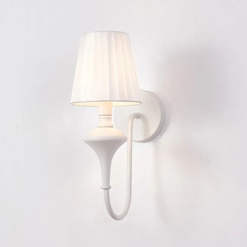 lampe de chevet nordique en fer forgé avec applique murale simple
