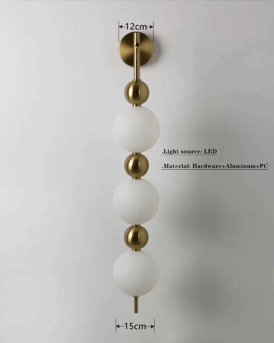 Lustre nordique en forme de haricot magique